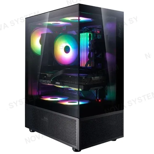 CASE XPG INVADER X MINI S/FUENTE BLACK