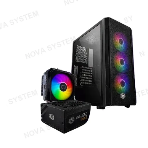 COMBO DE CASE + FUENTE + COOLER CPU (3 en 1) CASE CMP 520 SPECTRUM V3 650W V3 BRONZE COOLER MASTER (3 en 1)