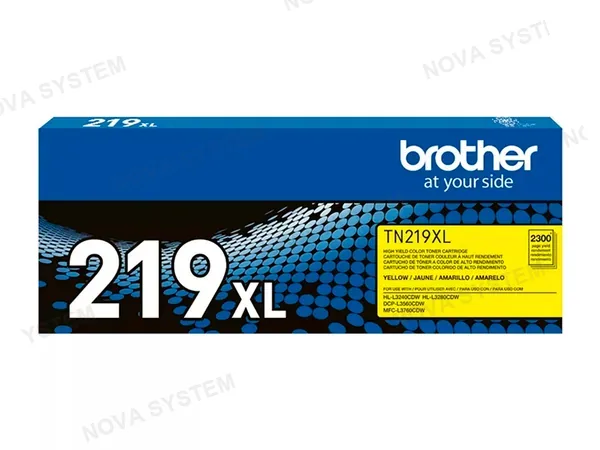 BROTHER TONER BROTHER TN-219XL YELLOW P/ L3560/ L3760/ L3280 2.3KPG