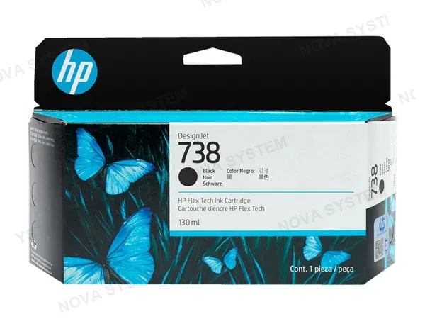 HP TINTA HP 498N4A (738) BLACK P/ DJ T850/ T950 130ML