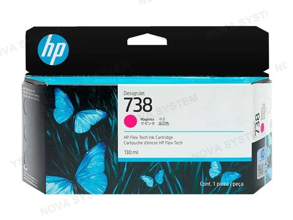 TINTA HP 498N6A (738) MAGENTA P/ DJ T850/ T950 130ML