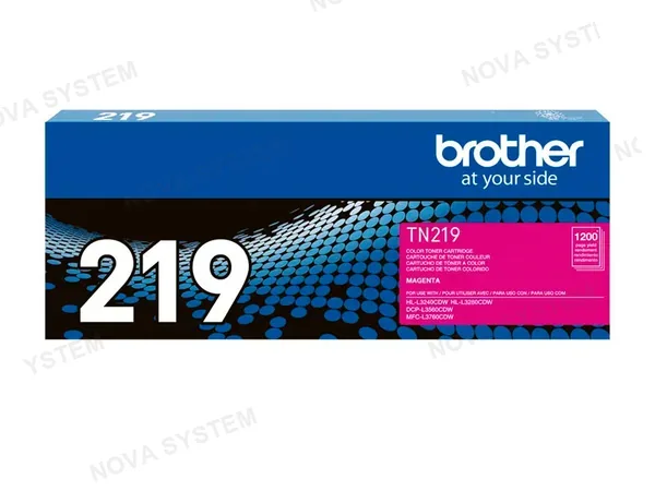 TONER BROTHER TN-219M MAGENTA P/ L3560/ L3760/ L3280 1200KPG