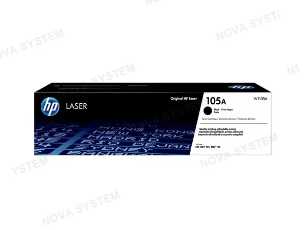 TONER HP 105A BLACK (W1105A) LASERJET 107/135/137 1000 PAG.