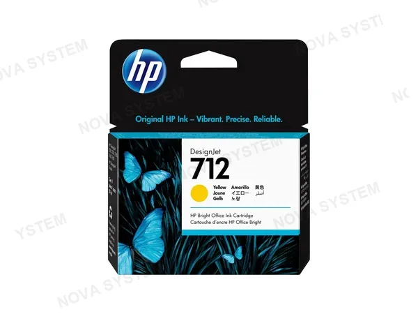 CARTUCHO DE TINTA HP 712A YELLOW (3ED69A) T210/T230/T250/T630/T650