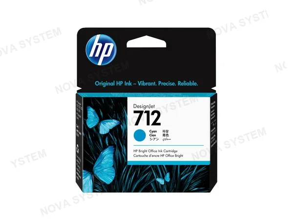 CARTUCHO DE TINTA HP 712A CYAN (3ED67A) T210/T230/T250/T630/T650