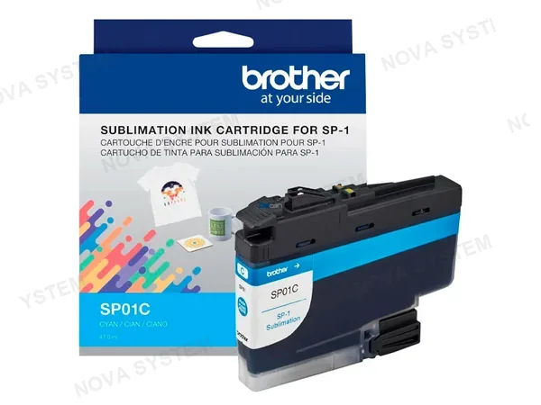 TINTA BROTHER SP01CS CYAN P/ SP-1