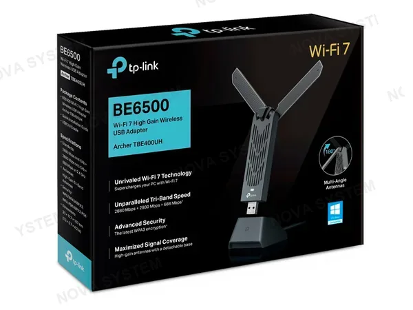 ADAPTADOR TP-LINK TBE400UH ARCHER BE6500 PCI-E WIFI 7
