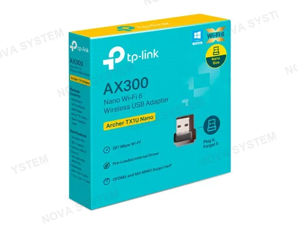 ADAPTADOR TP-LINK AX300 ARCHER TX1U NANO WI-FI 6 USB