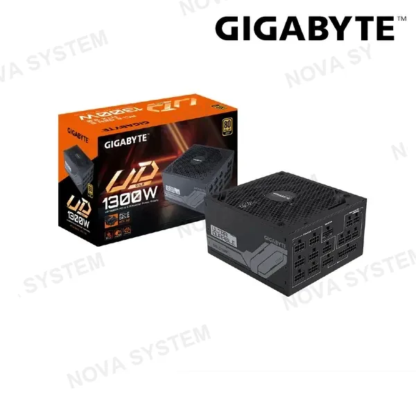 FUENTE DE PODER GIGABYTE UD1300GM PG5 1300W 80 PLUS GOLD MODULAR (PN:GP-UD1300GM PG5)