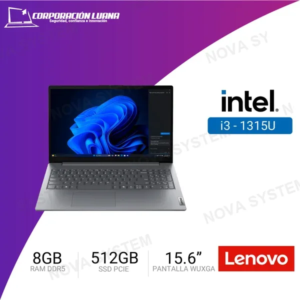 LAPTOP LENOVO V15 G5 INTEL CORE I3 1315U ( 83GW005MLD ) RAM 8GB | SSD 512GB | 15.6\\