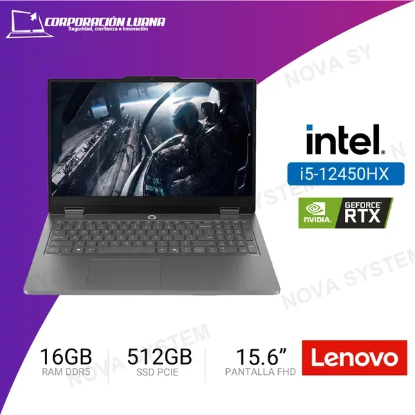 LAPTOP LENOVO LOQ E 15IRX11 INTEL I5 13450HX ( 83SC0055LM ) RAM 16GB DDR5 | SSD 512GB | 15.6\\