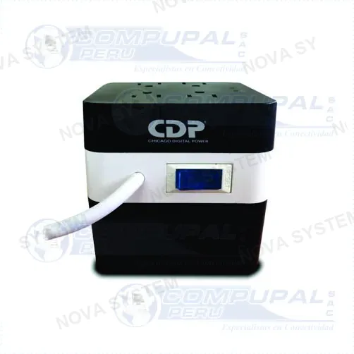 ESTABILIZADOR CDP RU-AVR604I 4TOMAS 600VA 300W