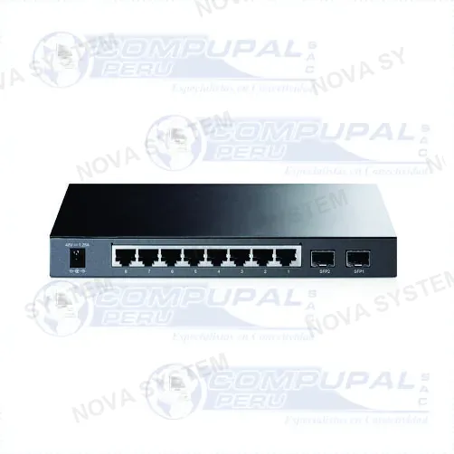 SWITCH TP-LINK SG2210P OMADA 8PTS POE+ 2SFP 53W