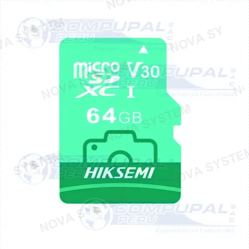 MEMORIA MICRO SD HIKSEMI 64GB V30 XCI