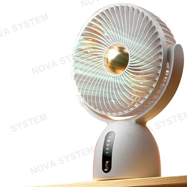 AM-F5 Ventilador De Mesa Mediano Recargable