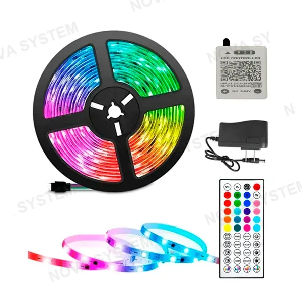 LED-3535LB16TZ-24V-RGB Tira Led 3535rgb 24v 10m 16led/1m