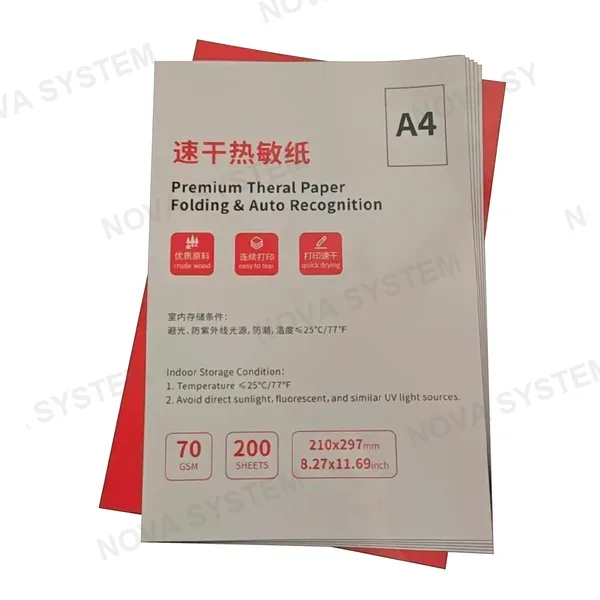 DYJ-DYZ10 Papel Térmico A4 70g Caja X200