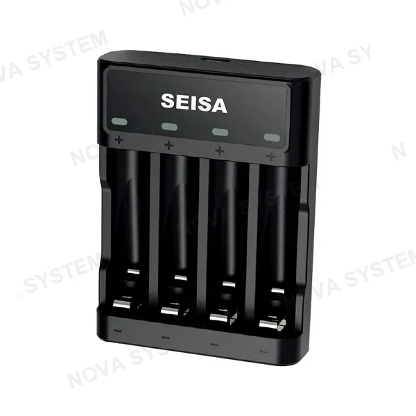SND-512 Cargador Para Pila Aa Y Aaa + Cable