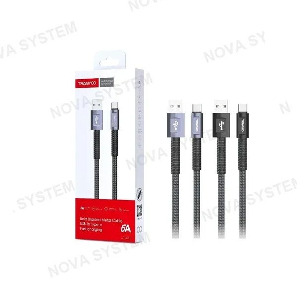 T-X21I Cable Para Iphone Mental Carga Rapido Tranyoo