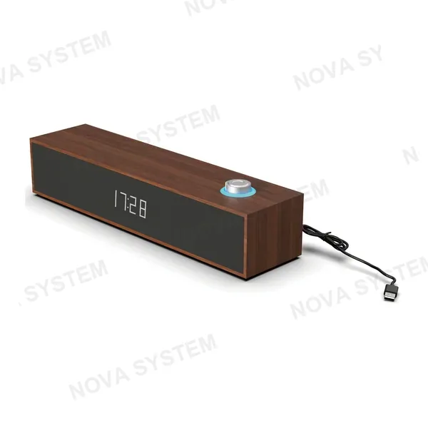M-3608 Parlante Para Pc Con Bluetooth Y Reloj