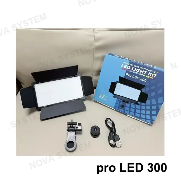 PRO-LED-300 Panel Led Blanco Calido Frio Para Fotografia