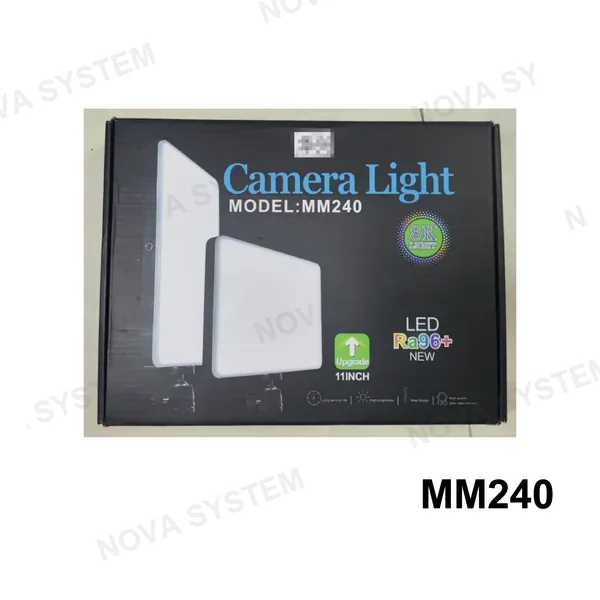 MM240 Panel 240 Leds Para Fotografia Con Control Ac 110- 240v