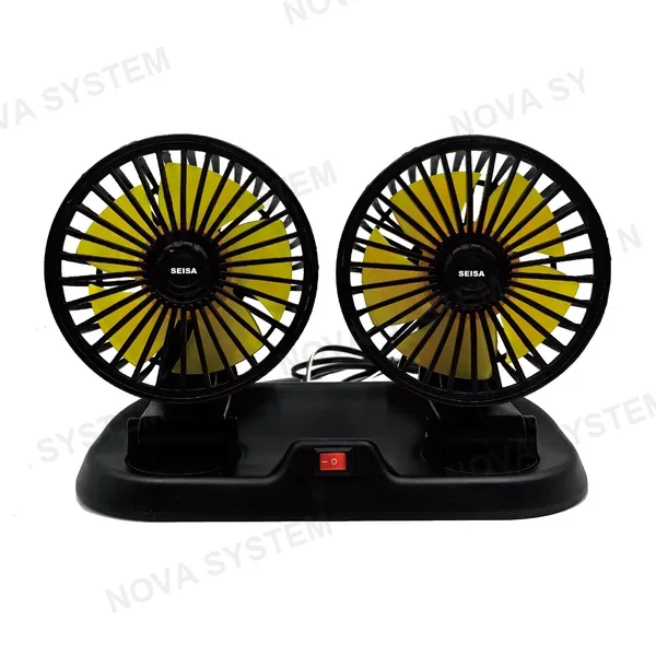 SQX889 Ventilador Doble Plegable 4" Para Auto 12v