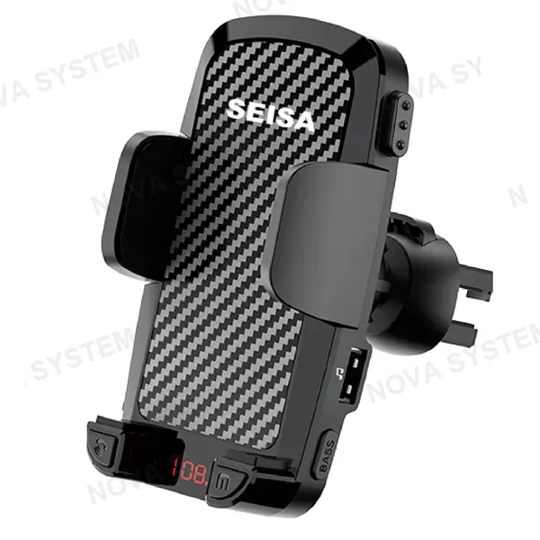 QM-K9014 Transmisor Fm Multifuncional 4 En 1 Para Auto (u-disk / Tf / Aux / Usb)