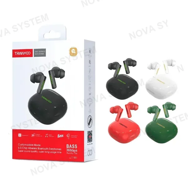 T-M01 Auriculares Bluetooth In-eart Tranyoo