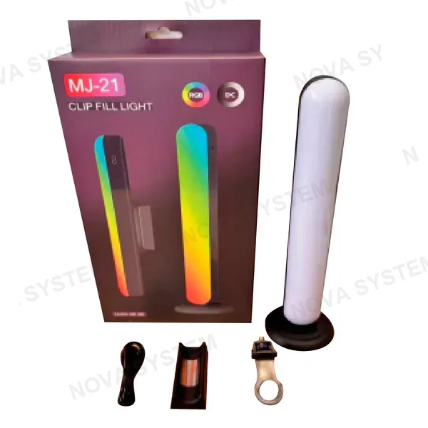 MJ-21 Luz De Relleno Con Clip Rgb Y Efectos