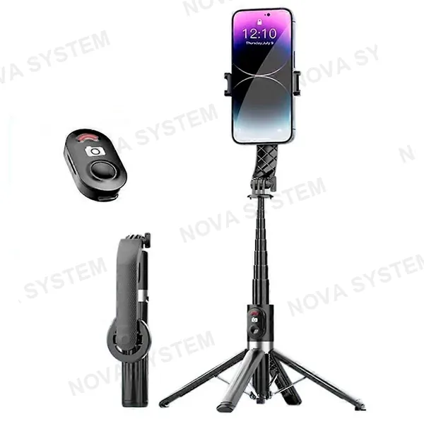 WEP-P07MAX Selfie Stick Bluetooth Magnetico Multifuncional De 1.39m Max
