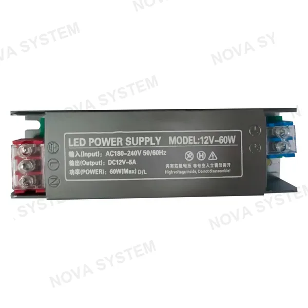 LED-12V-60W Fuente de Alimentacion 12V-5a