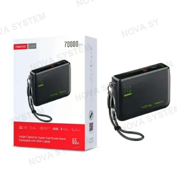 T-L7 Cargador Portatil 70000mah Tranyoo