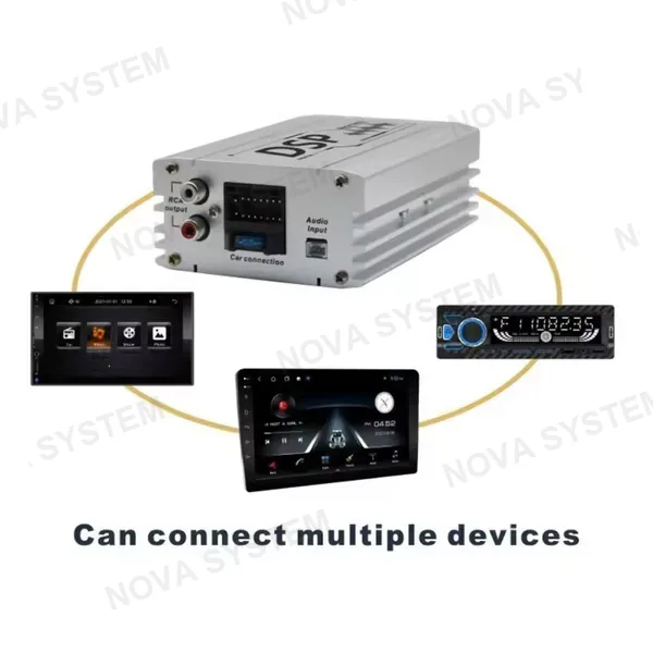 DSP-A-4RCA Procesador de Señal Digital para Carro