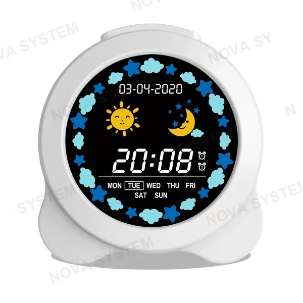 SXW-380 Reloj Despertador Infantil con Pantalla VA