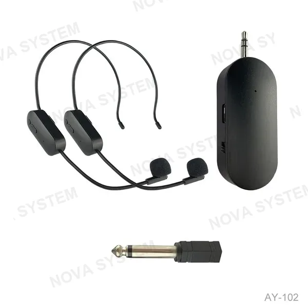 AY-102 Doble Micrófono Inalámbrico 2.4GHzHz