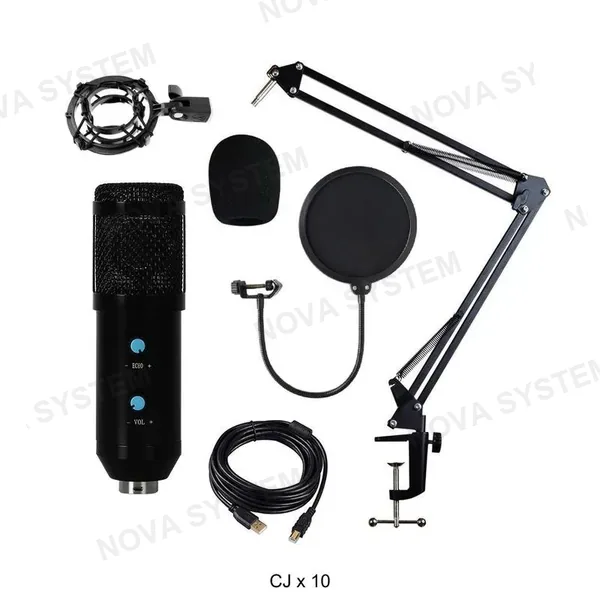BM-838TZ Micrófono PC de Cable Condensador Genérico