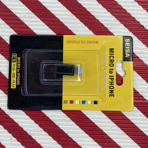CX-IP02 Adaptador Lightning a Micro USB con Entrada para Llavero (No Incluye Llavero)