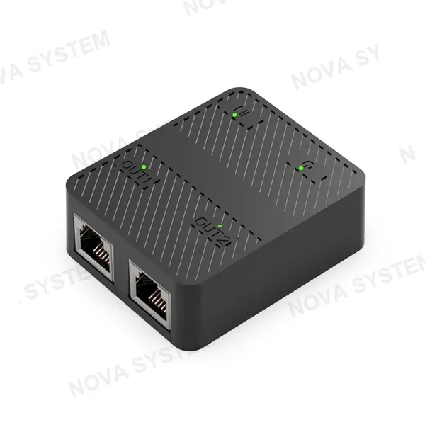 LM-511 Mini Adaptador de Red 1 a 2 Puertos
