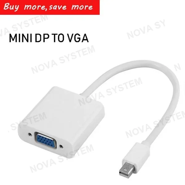 MINI DP TO VGA Adaptador Mini DP a VGA