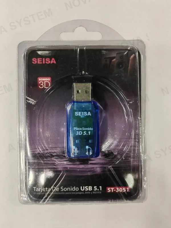 ST-3051 Placa de Sonido USB 5.1