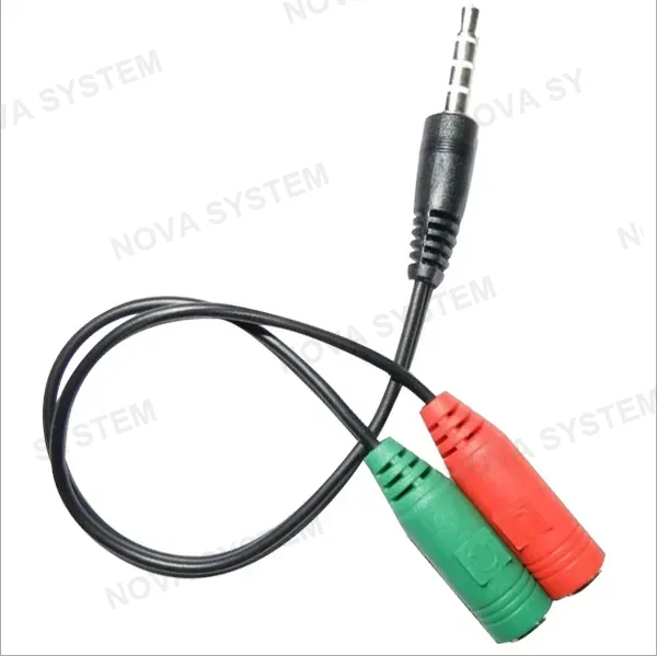 XC-004 Cable Audio 2 en 1 (2 Hembra y 1 Macho)
