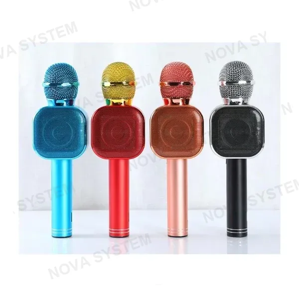 WS-Q009 Micrófono Karaoke Bluetooth USB/Tarjeta TF / Radio