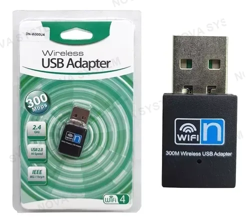 DN-W300U4 Placa USB/WIFI 300m