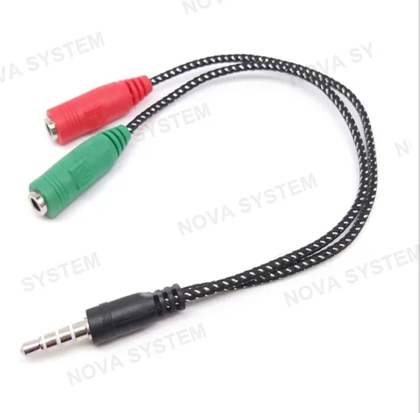 XC-002 Adaptador 3.5mm a 2 Hembras 3.5mm