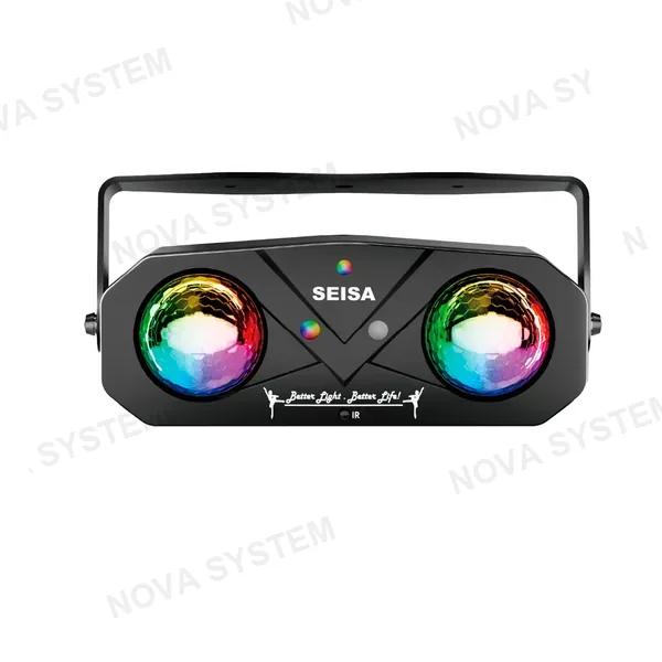 EMS-38 Luz Laser/LED RGB de 2 Esferas con Control