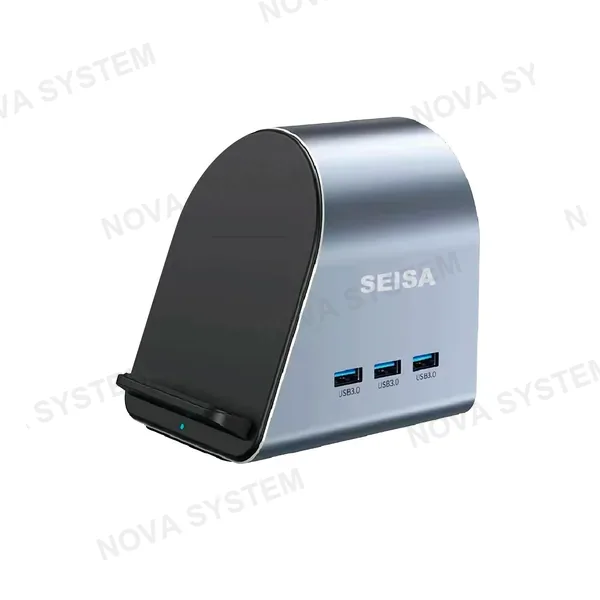 BYL-2211 Adaptador Tipo C a PD-USB-HDMI-RJ45-SD-TF-Audio