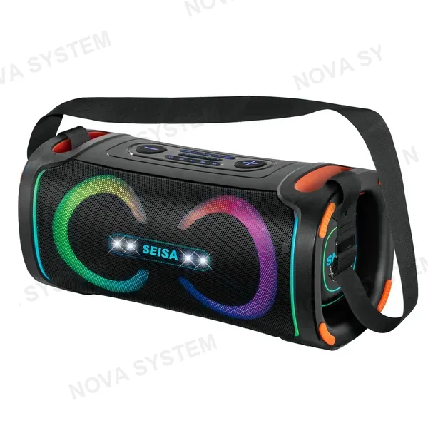 YX-H6651" "parlante Bluetooth 2×6.5"", Micrófono Inalámbrico, Control Remoto