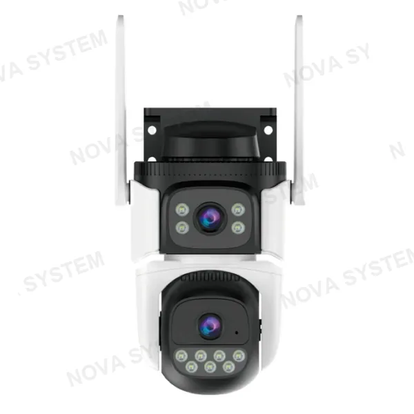 IPC-VP6252" "cámara De Vigilancia Ip Exterior De Doble Lente 2.5"", 2 Mp, Wi-fi 2.4 Ghz