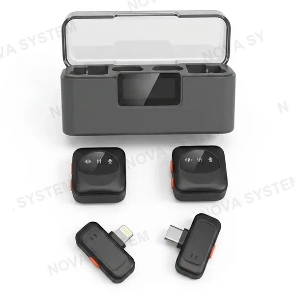 EJ-B6136 Micrófono Inalámbrico Doble (2 Receptores, 2 Transmisores), Tipo C Y Ip